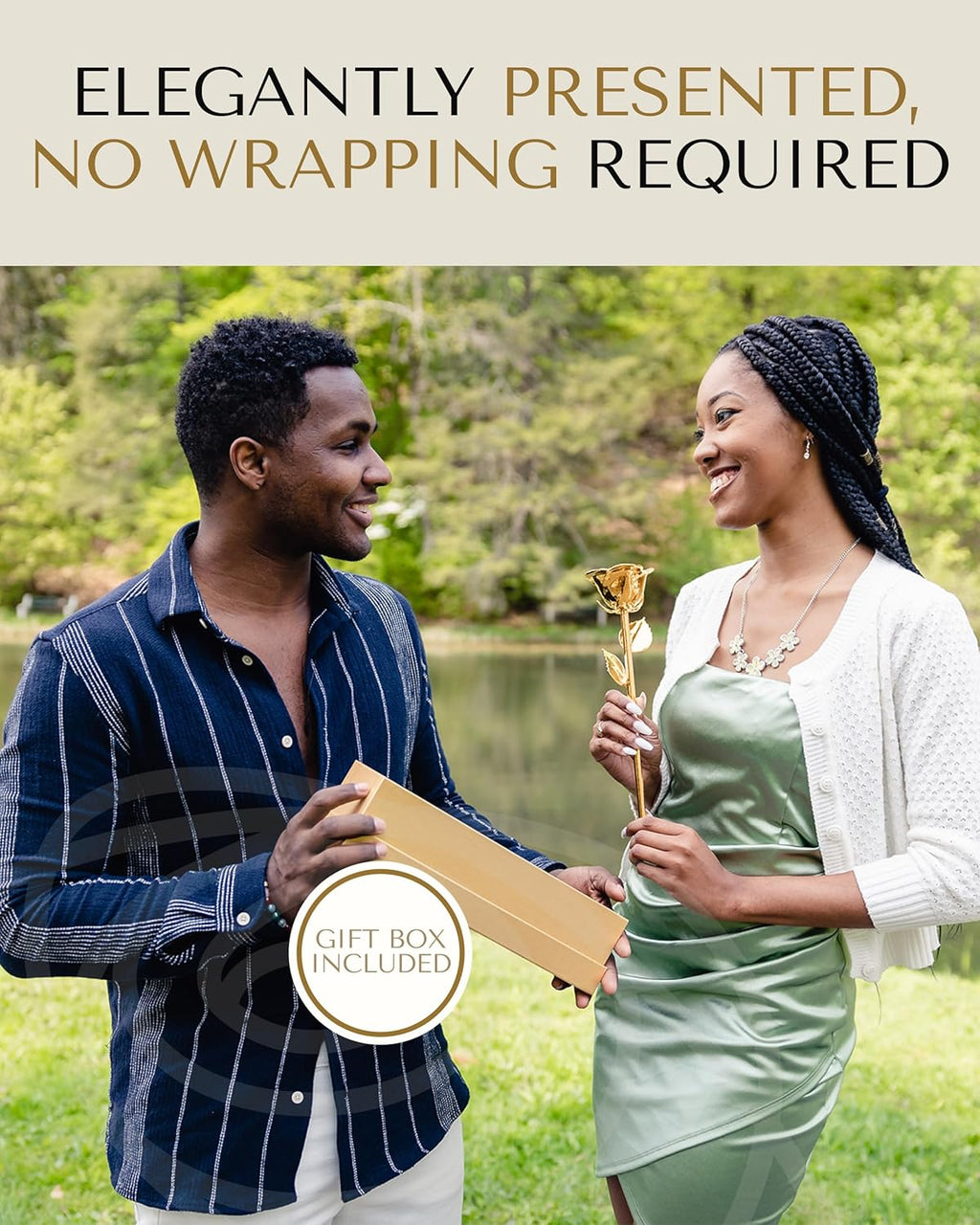 24K Gold Dipped Real Rose – Handmade, Long-Lasting Preserved Flower in Gold Gift Box – Romantic Gift for Anniversary, Valentine'S Day, Mother'S Day, Birthday, Wedding, Wife, Girlfriend