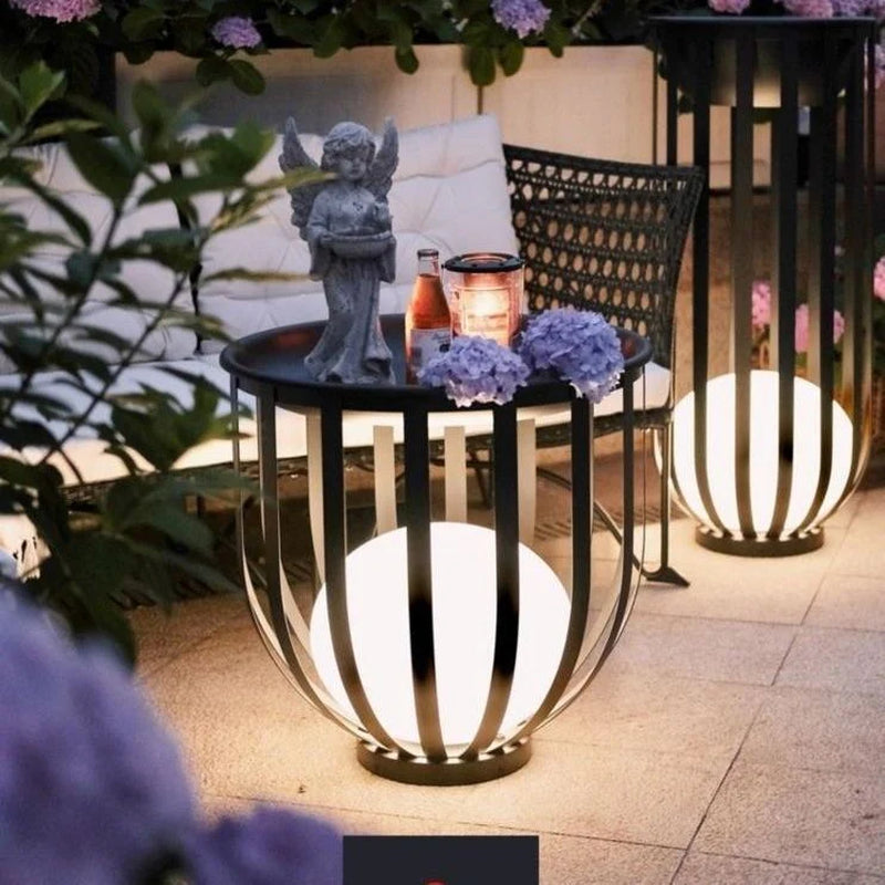 Weatherproof Garden Light Patio Arbor Accent Coffee Table Lamp